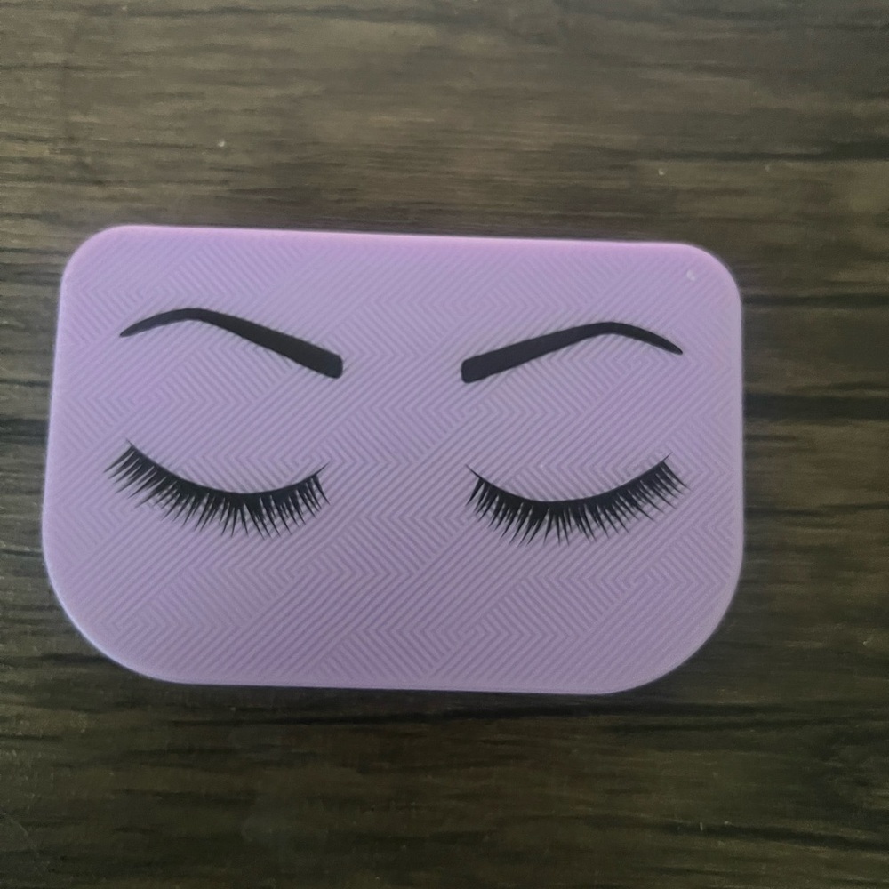 Purple Eyelash Storage Case